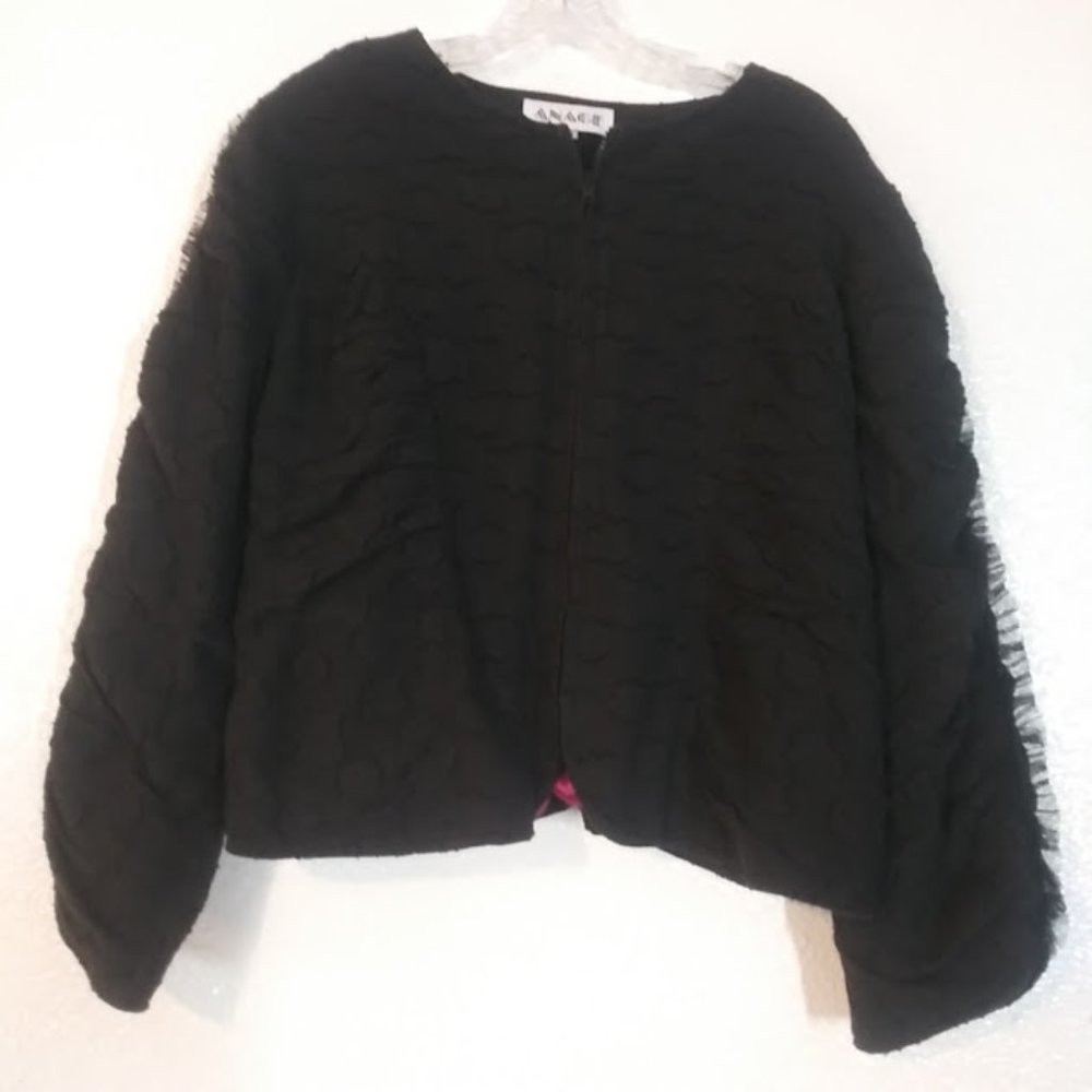 Anage women's size M black jacket,